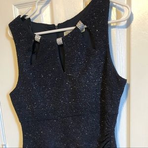 Midnight Blue Sparkly Formal Dress Size 10